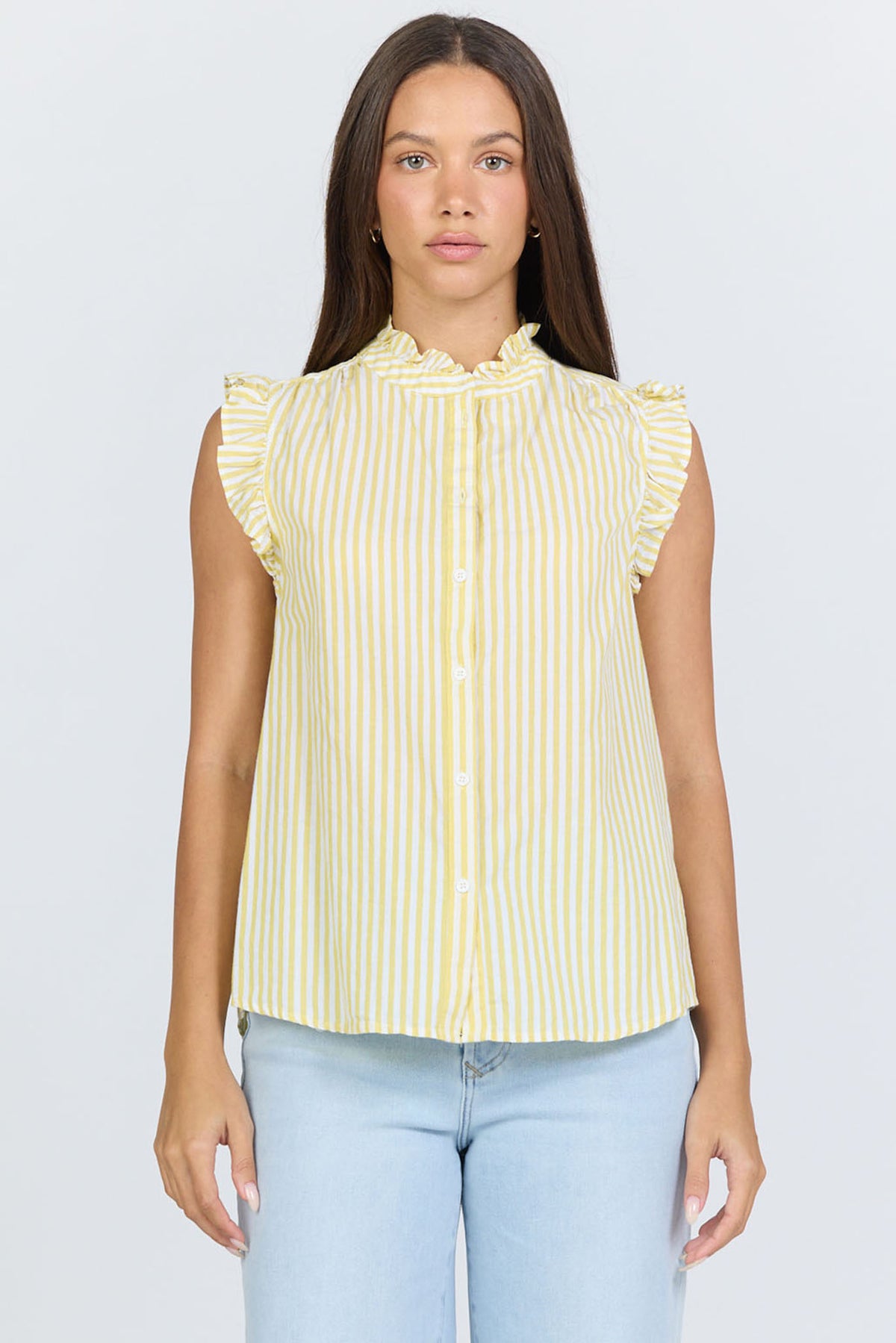 LEMON STRIPE-DSH1566P2LMS-1 — Dear John Denim