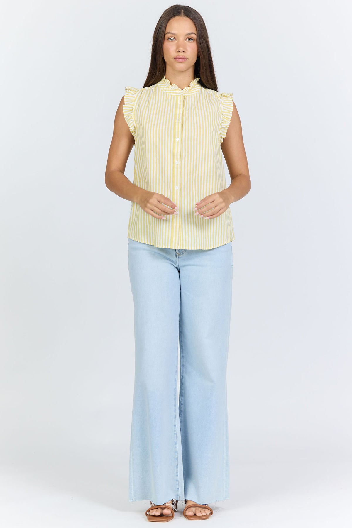 LEMON STRIPE-DSH1566P2LMS-2 — Dear John Denim