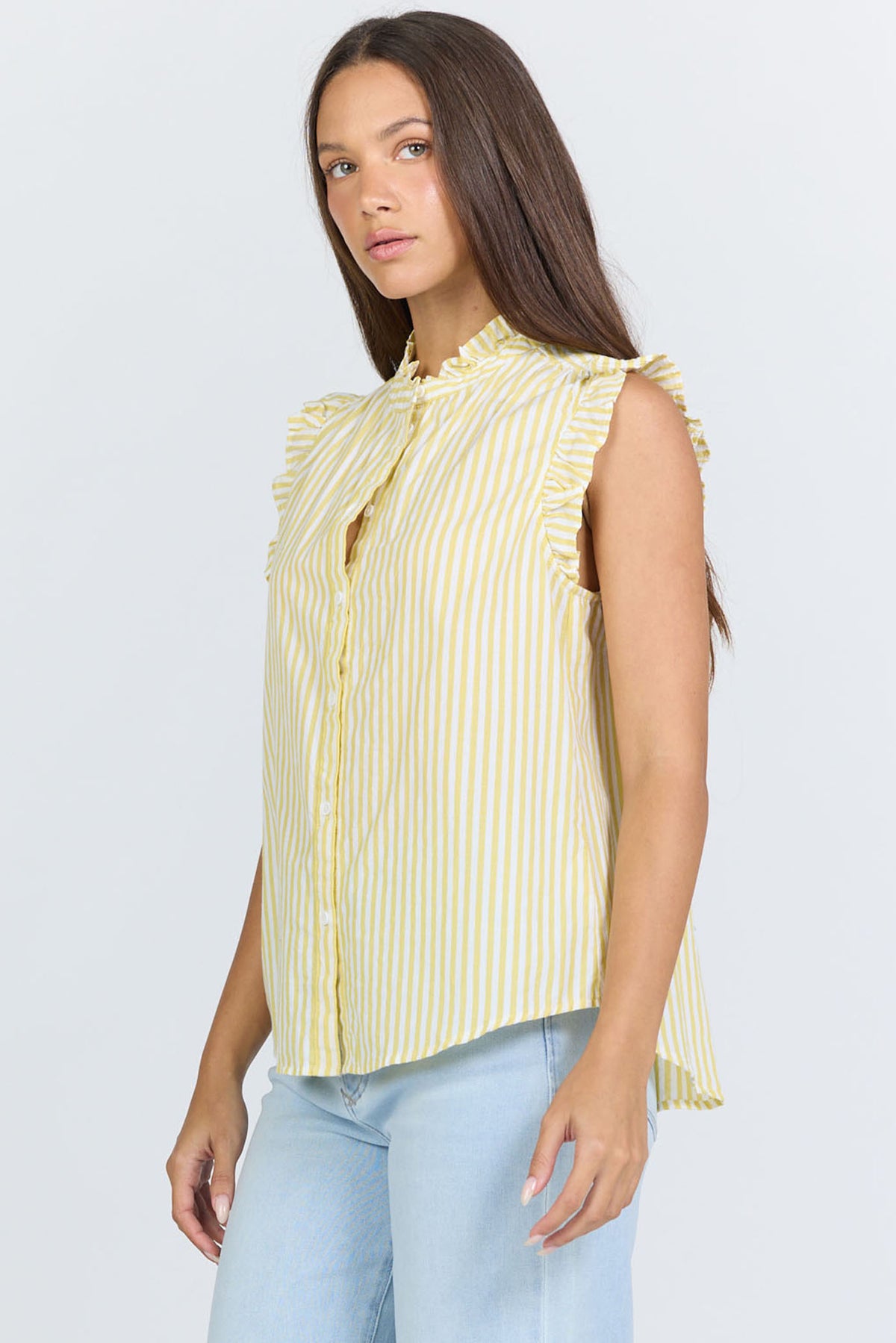 LEMON STRIPE-DSH1566P2LMS-3 — Dear John Denim