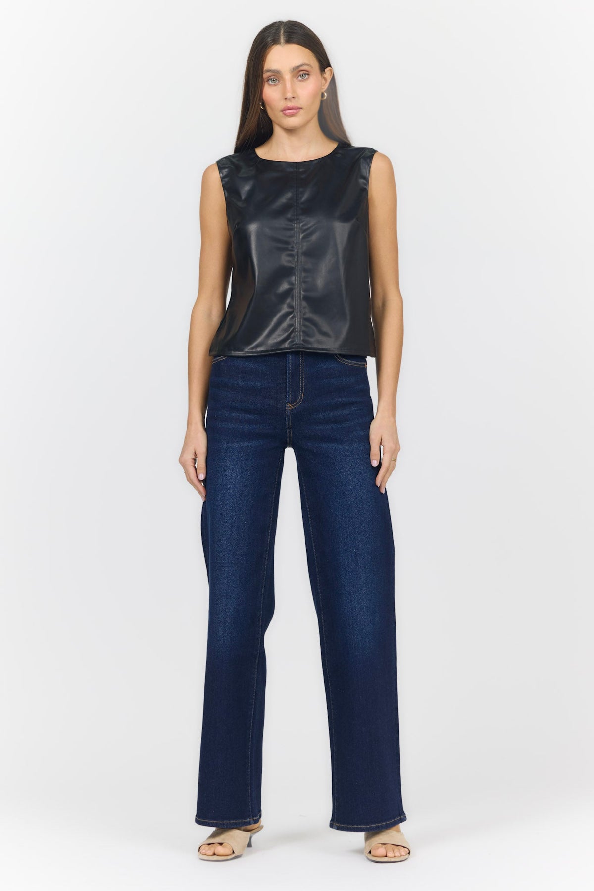 SUMANA TOP BLACK FULL — Dear John Denim
