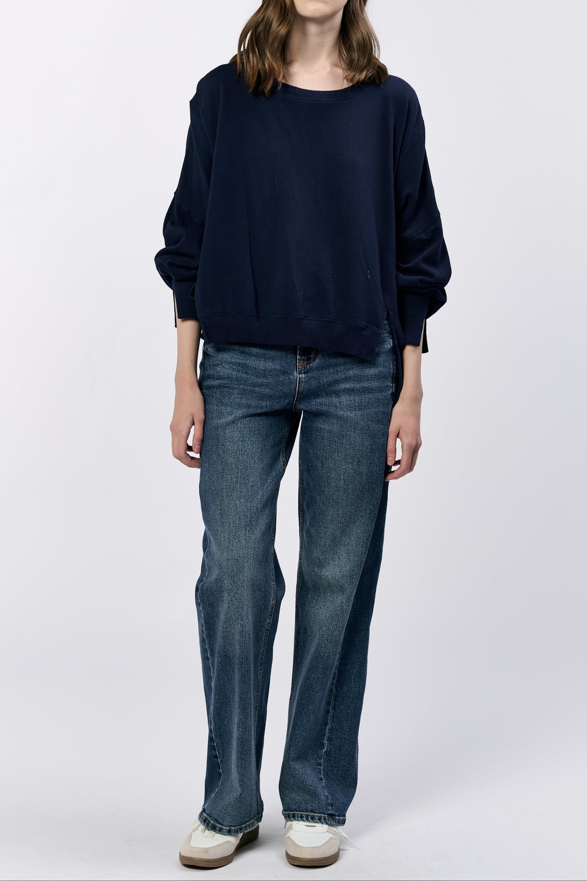 trenton-crew-neck-long-sleeve-oversized-sweater-black-iris — Dear John Denim