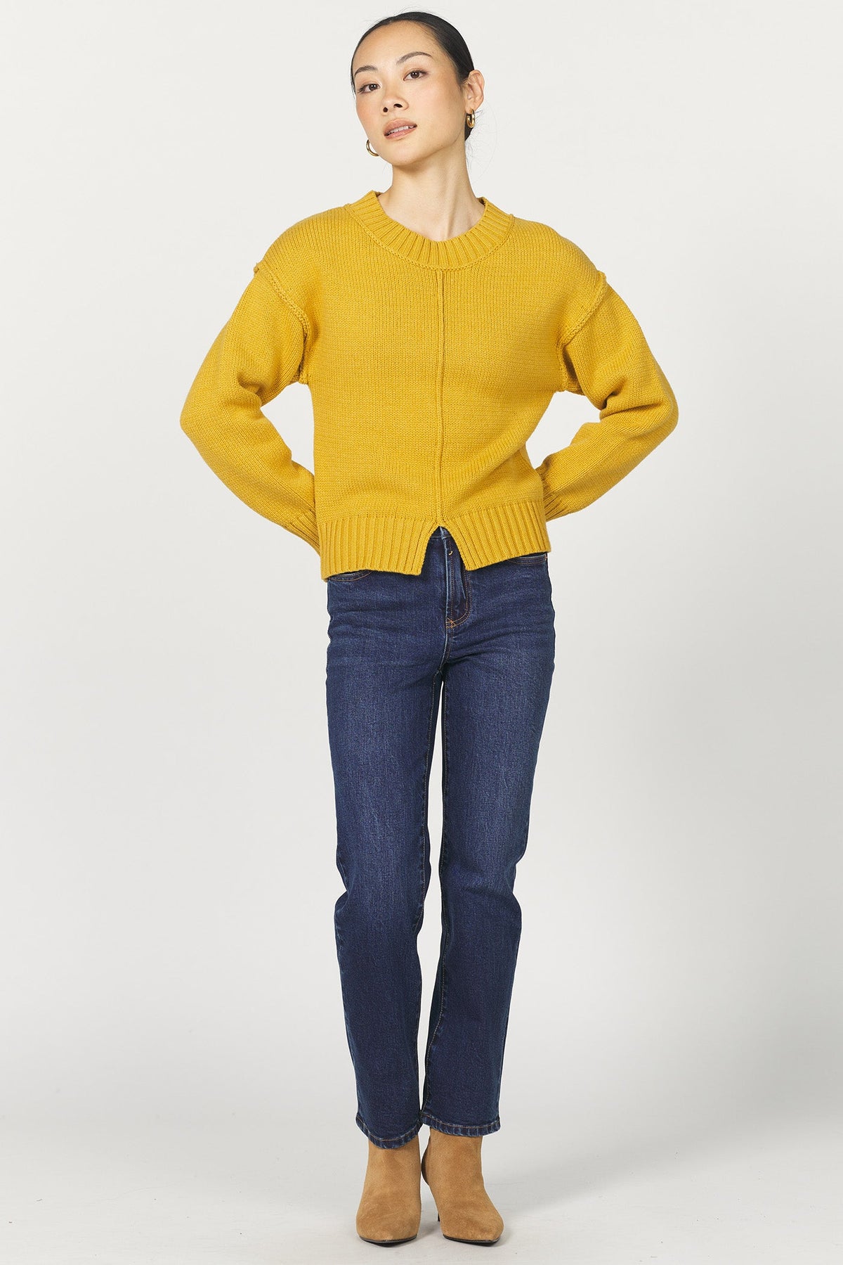 hera-sweater-gold-flake — Dear John Denim