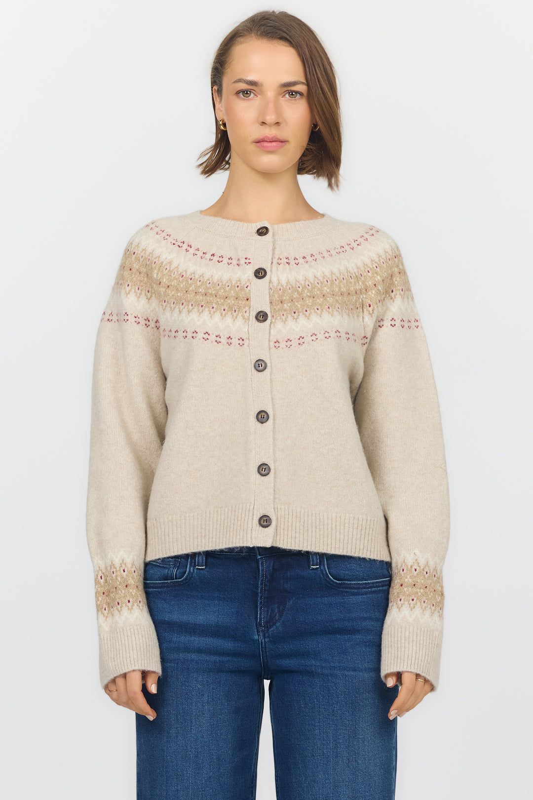 AMINA CREW NECK LONG SLEEVE SWEATER