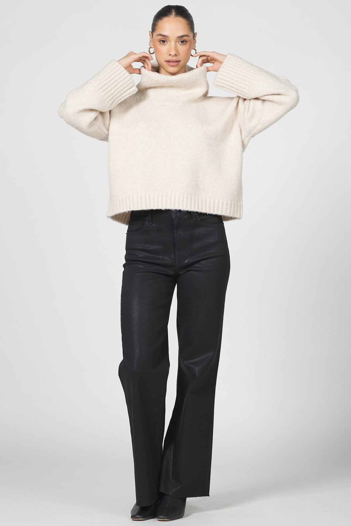 evangeline-sweater-oatmeal — Dear John Denim