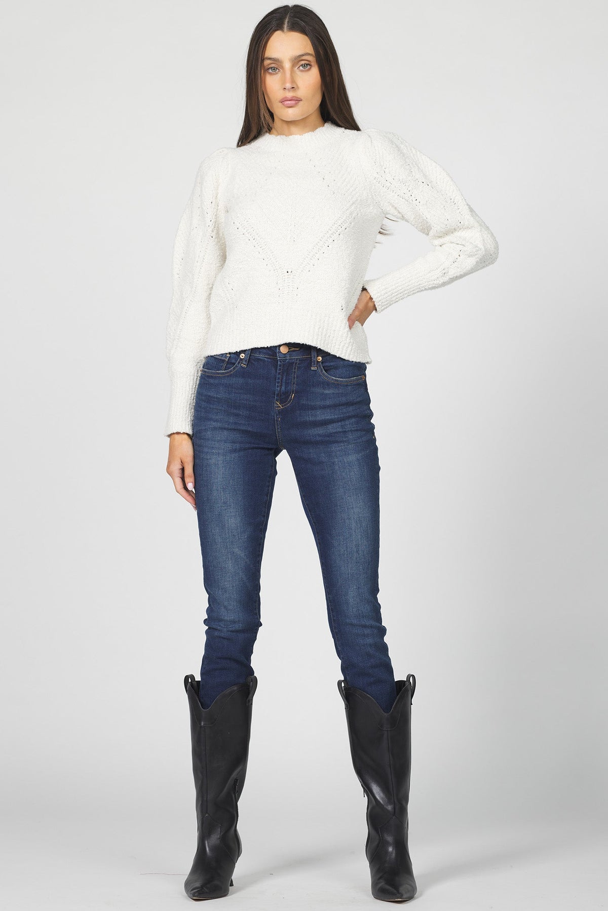aliza-sweater-ivory — Dear John Denim