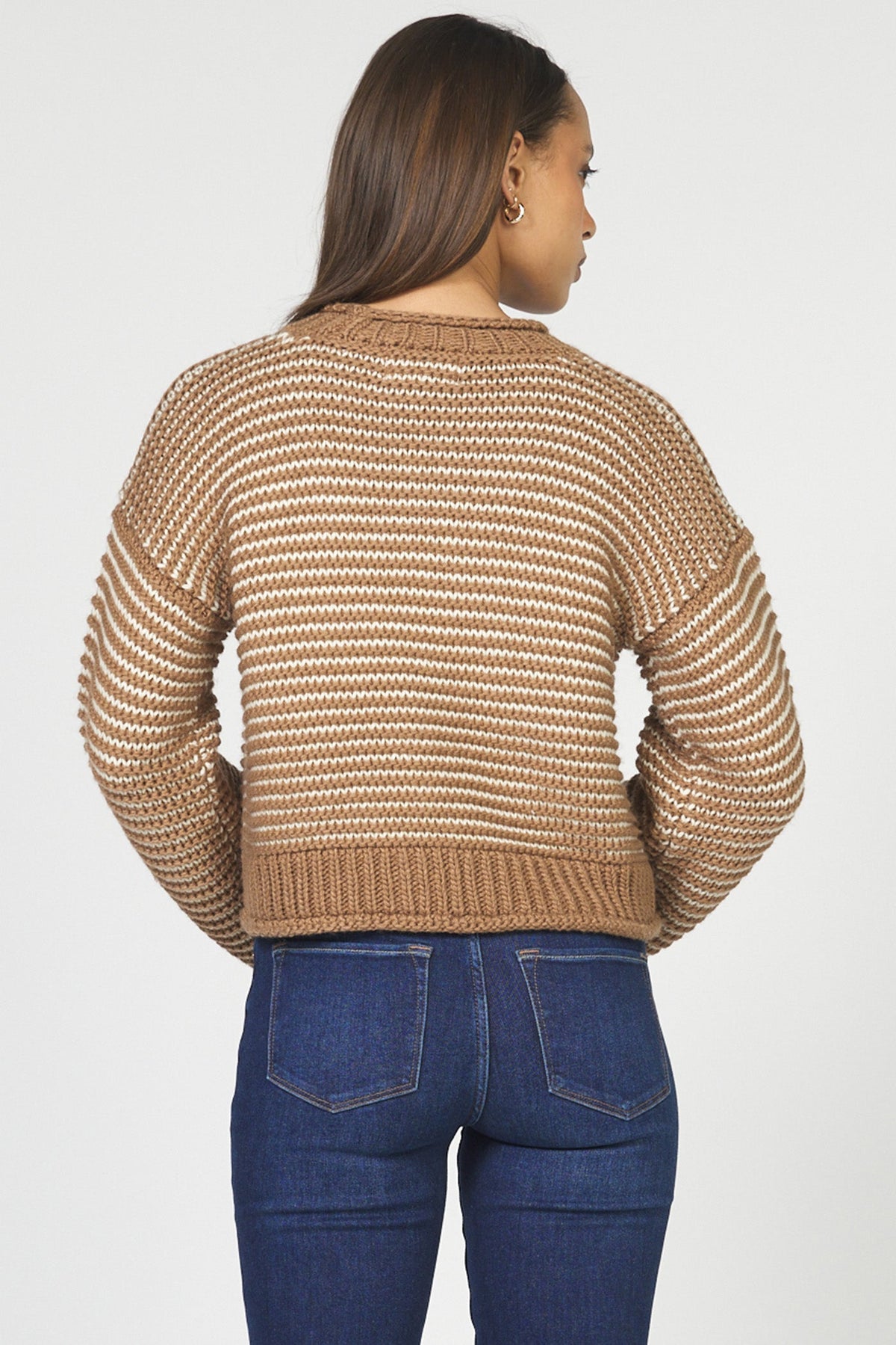 pasquette-sweater-mocha-stripe — Dear John Denim