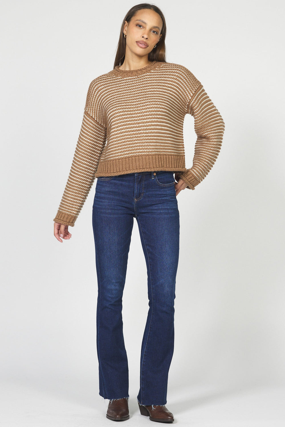 pasquette-sweater-mocha-stripe