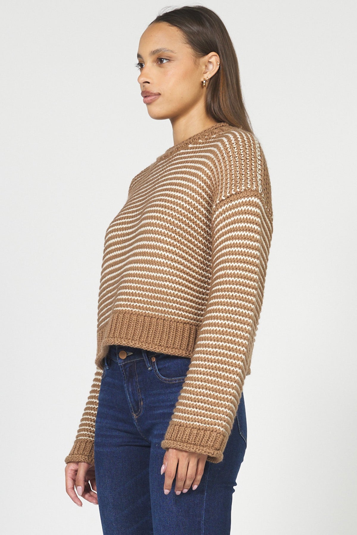 pasquette-sweater-mocha-stripe — Dear John Denim