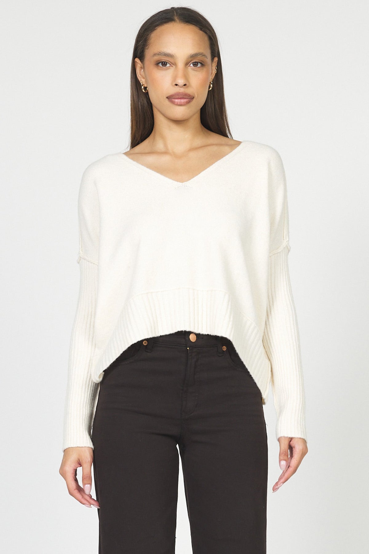 clarette-sweater-cream — Dear John Denim