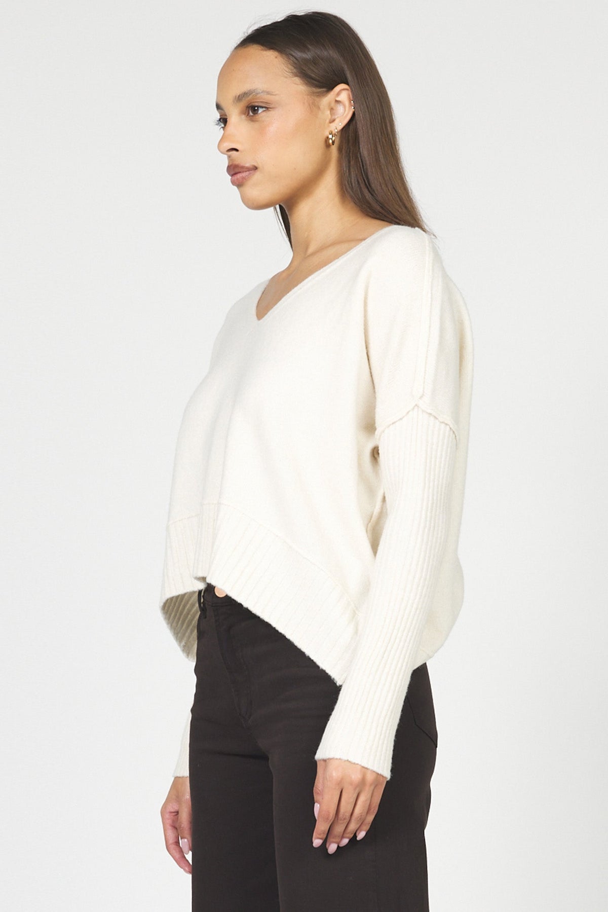 clarette-sweater-cream — Dear John Denim
