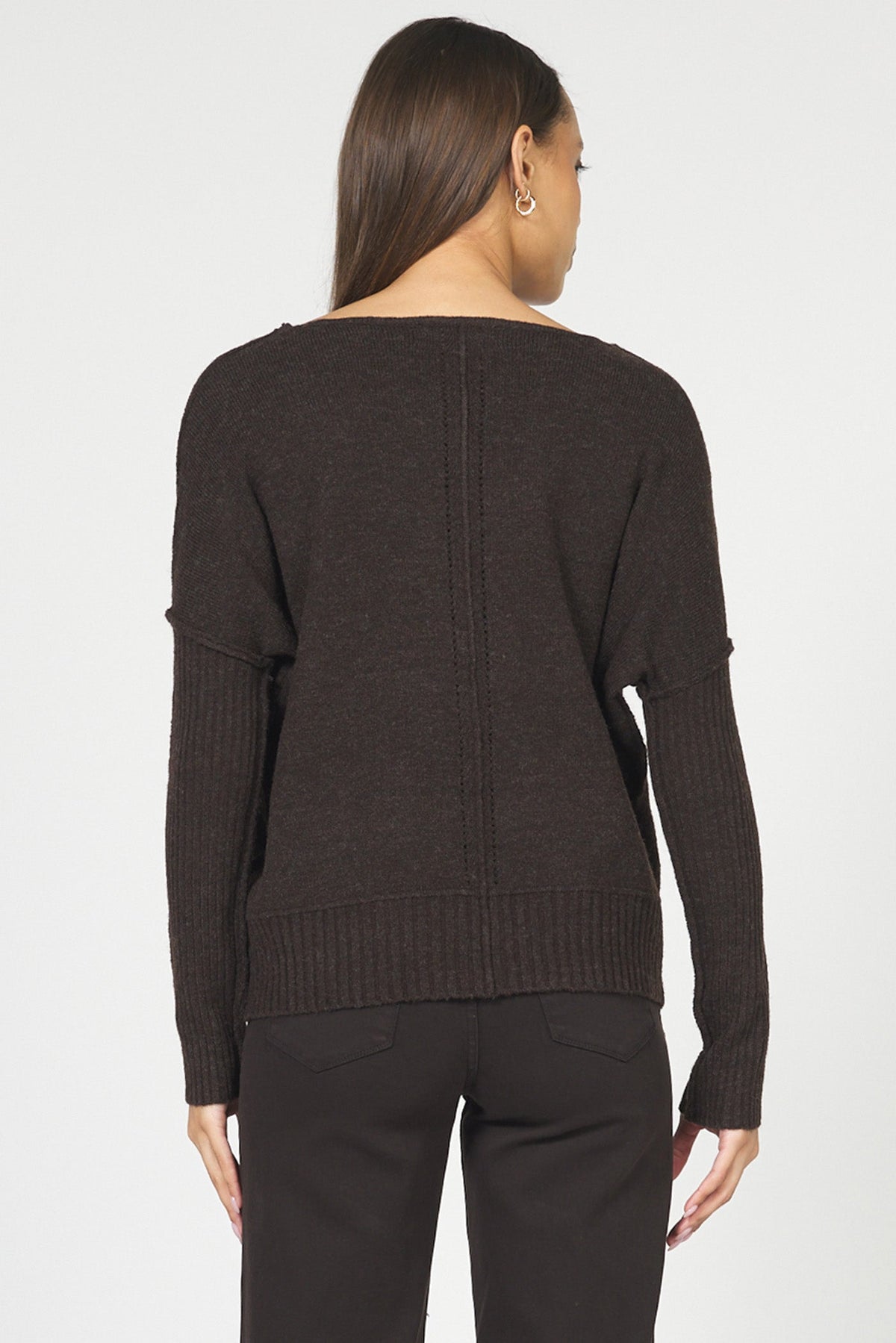 clarette-sweater-chocolate-torte — Dear John Denim