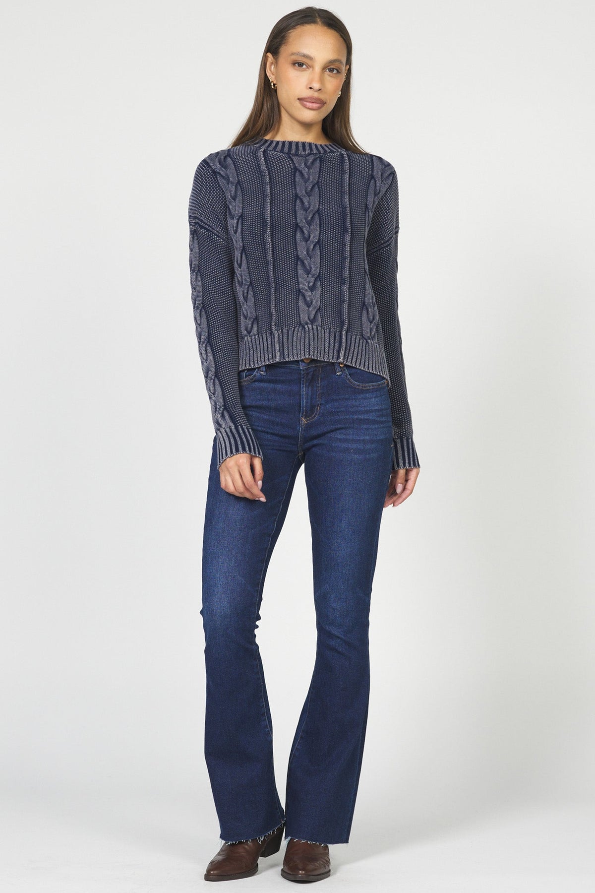yolani-sweater-imperial-blue — Dear John Denim