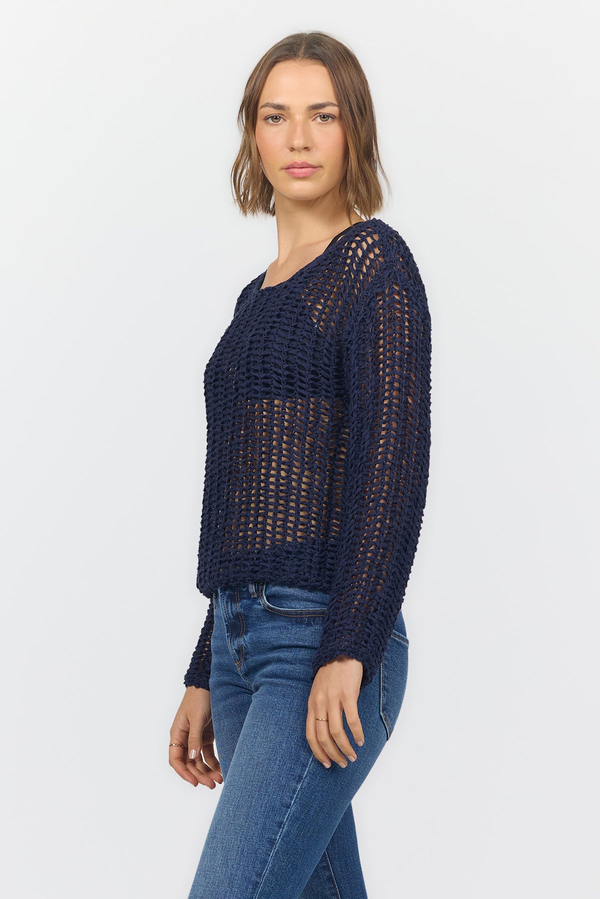 ADELA SWEATER BLACK IRIS — Dear John Denim