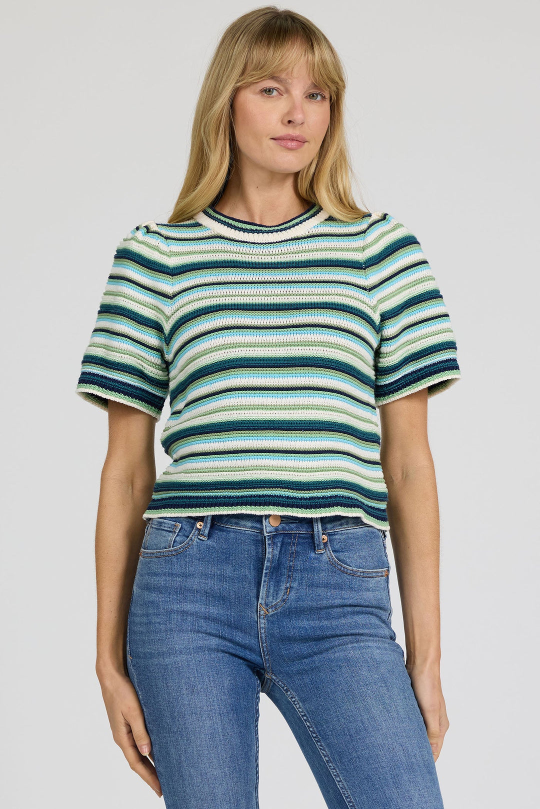 MILKY BLUE STRIPE-DSW3235MKS-1