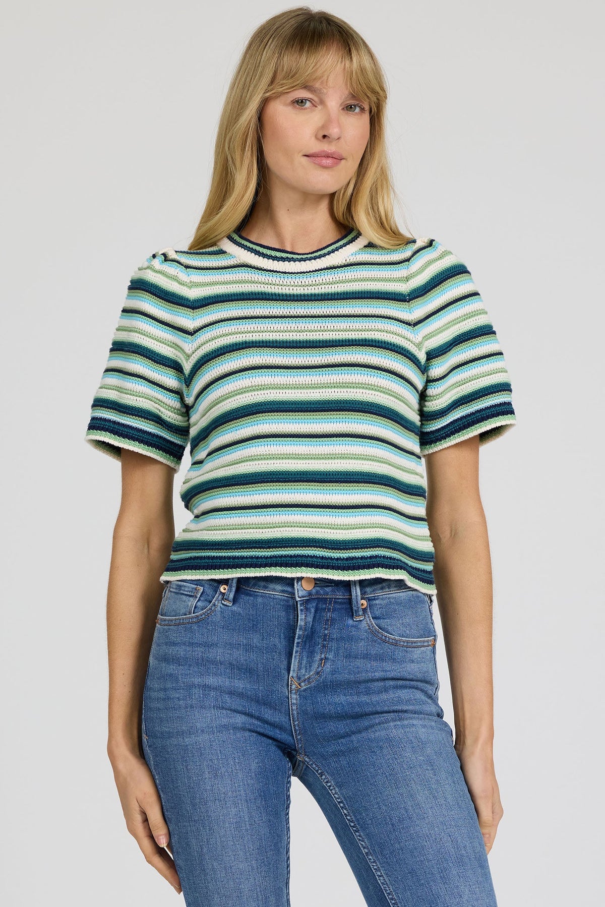 MILKY BLUE STRIPE-DSW3235MKS-1 — Dear John Denim