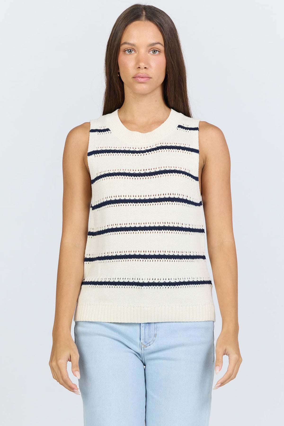 BLACK IRIS STRIPE-DSW3248BII-1 — Dear John Denim