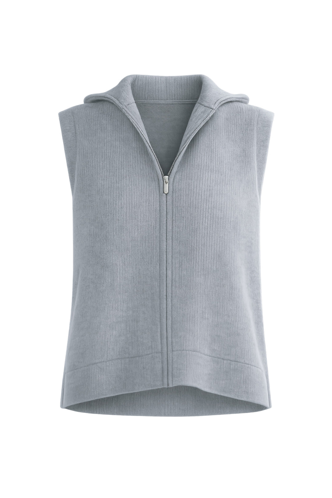 zyma-collared-sleeveless-relaxed-fit-vest-grey
