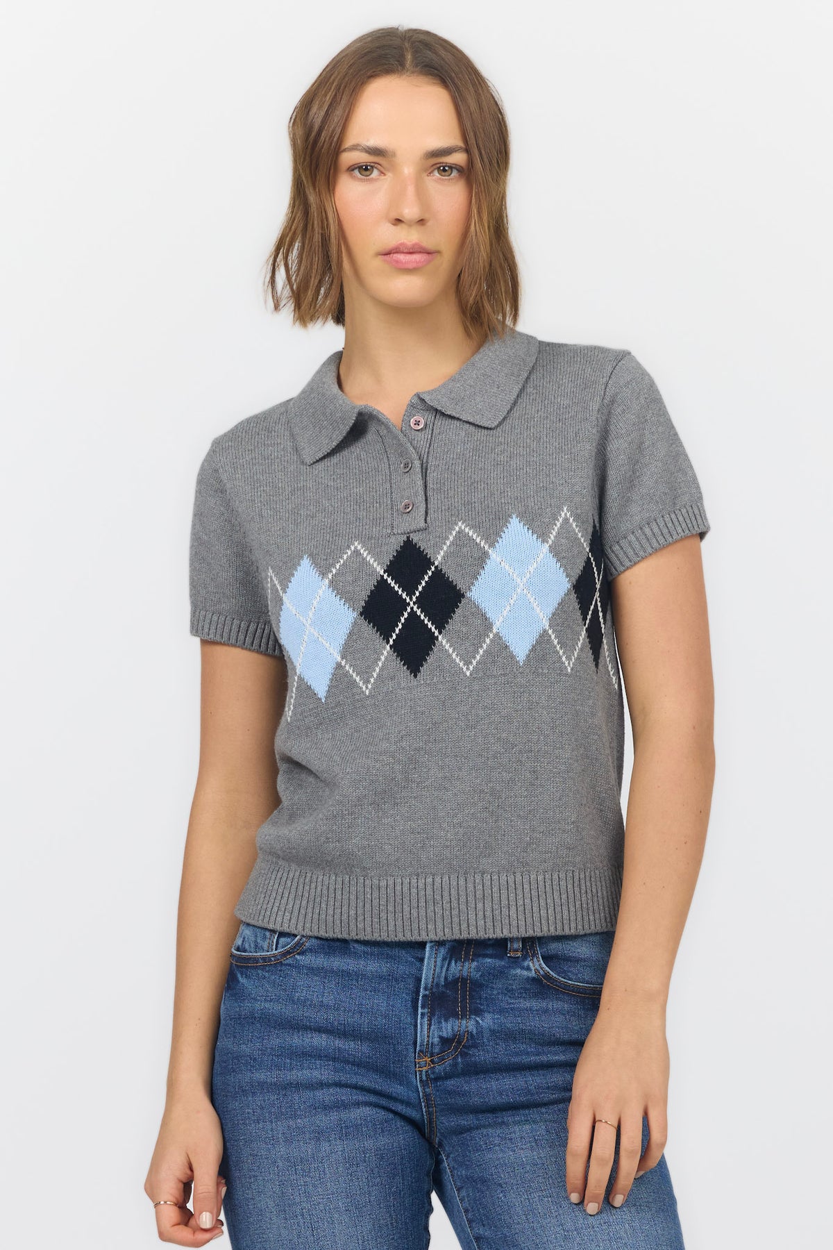 DENALI SWEATER GREY COMBO — Dear John Denim