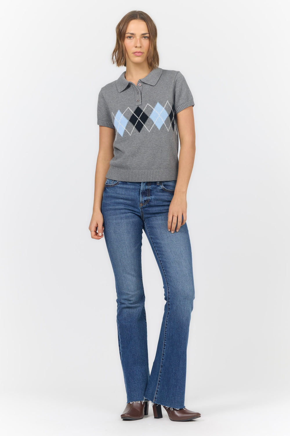 DENALI SWEATER GREY COMBO