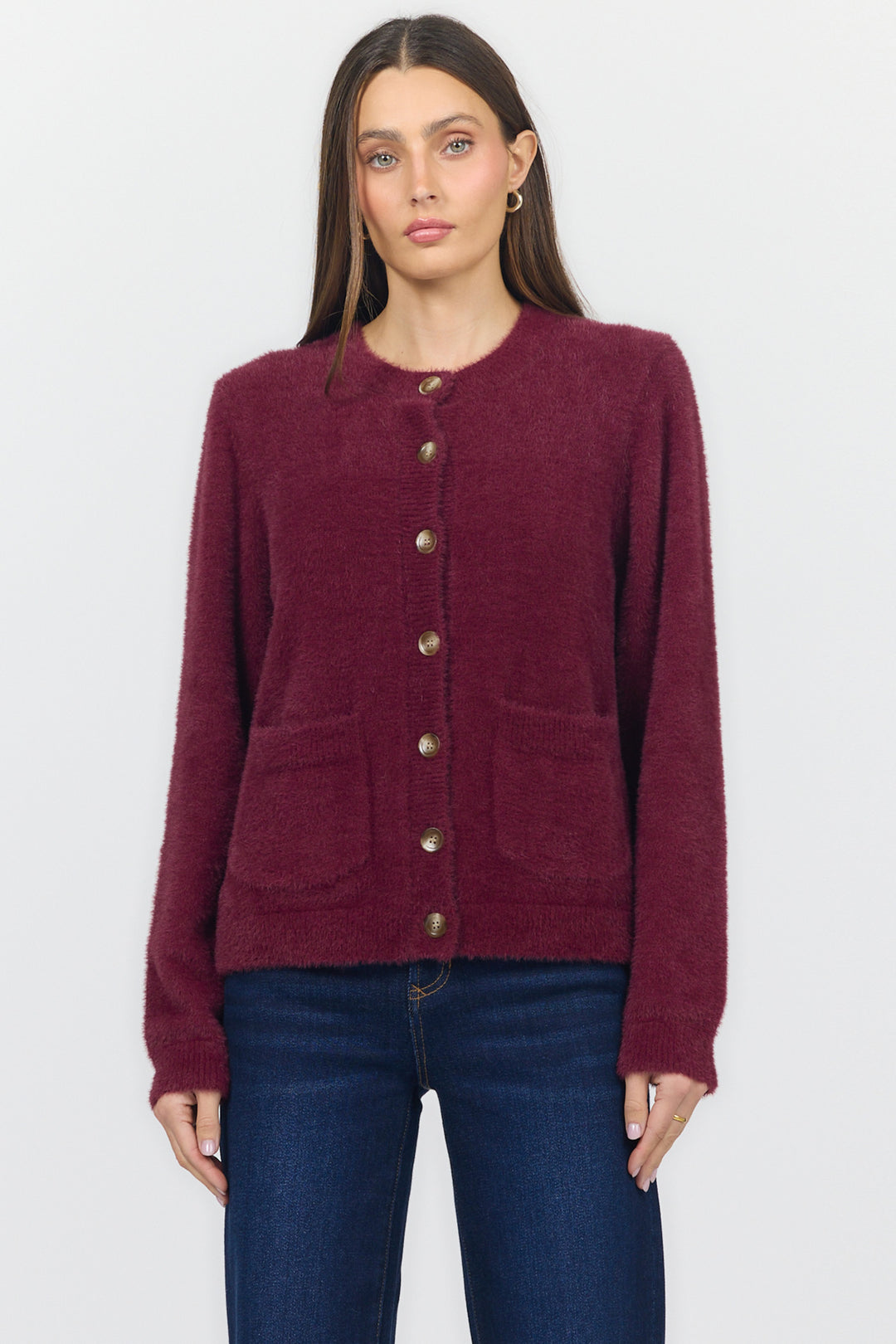 EMERI CREW NECK LONG SLEEVE SWEATER