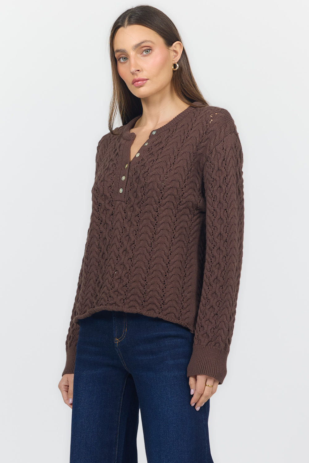 DREYA CREW NECK LONG SLEEVE SWEATER