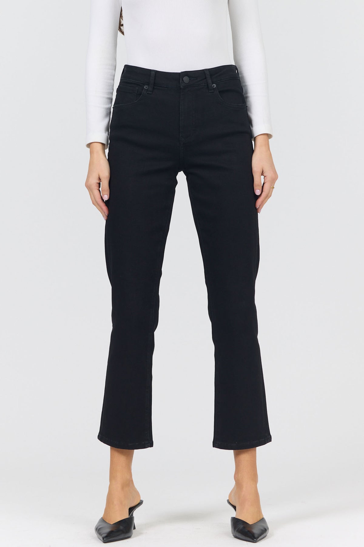 anika-straight-leg-jean-black-arrow — Dear John Denim