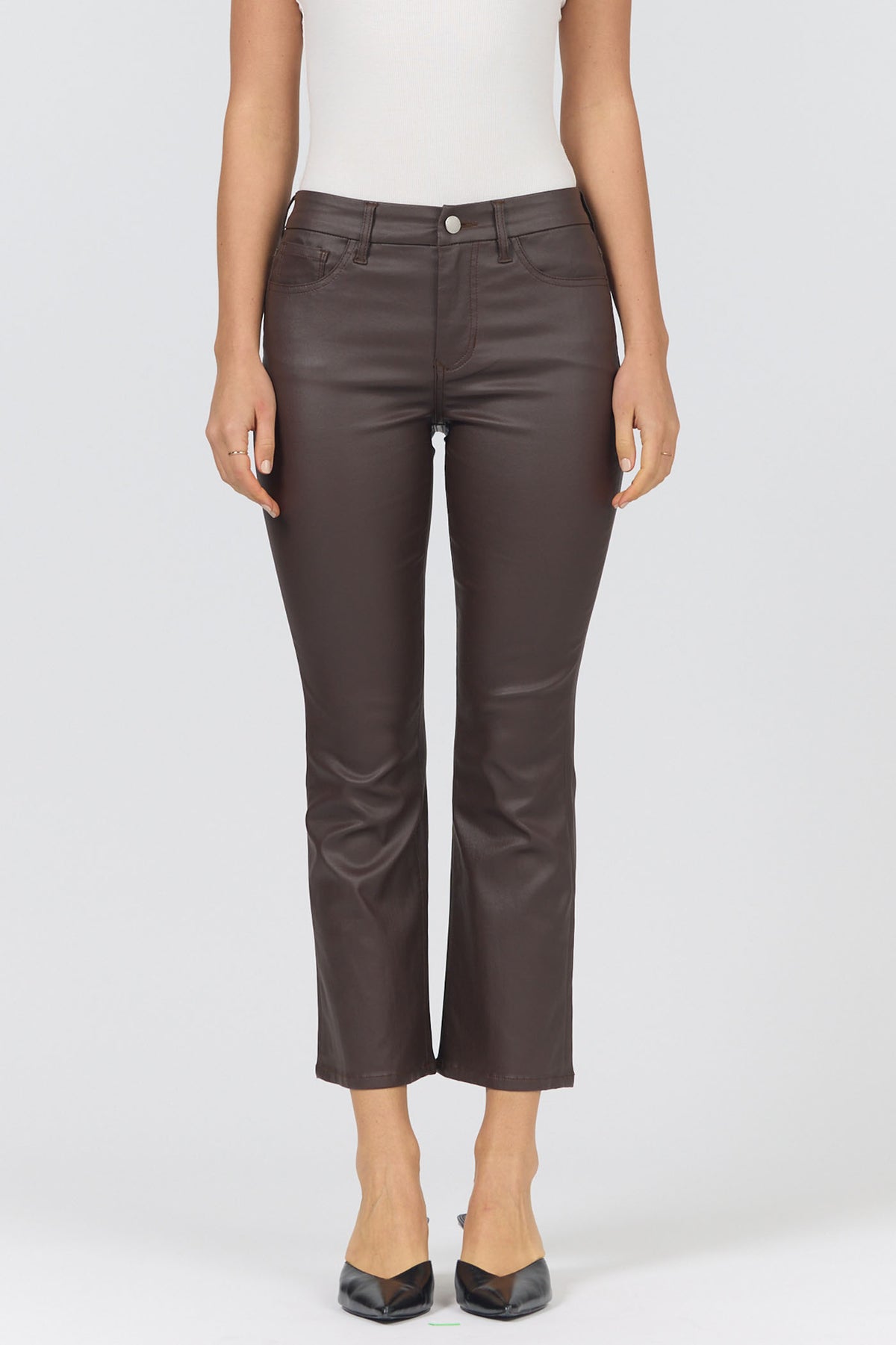 jeanne-flare-pant-cappuccino — Dear John Denim