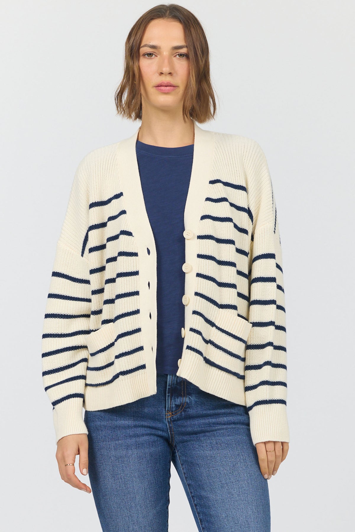 BLACK IRIS STRIPE-DSW3251BII-1 — Dear John Denim