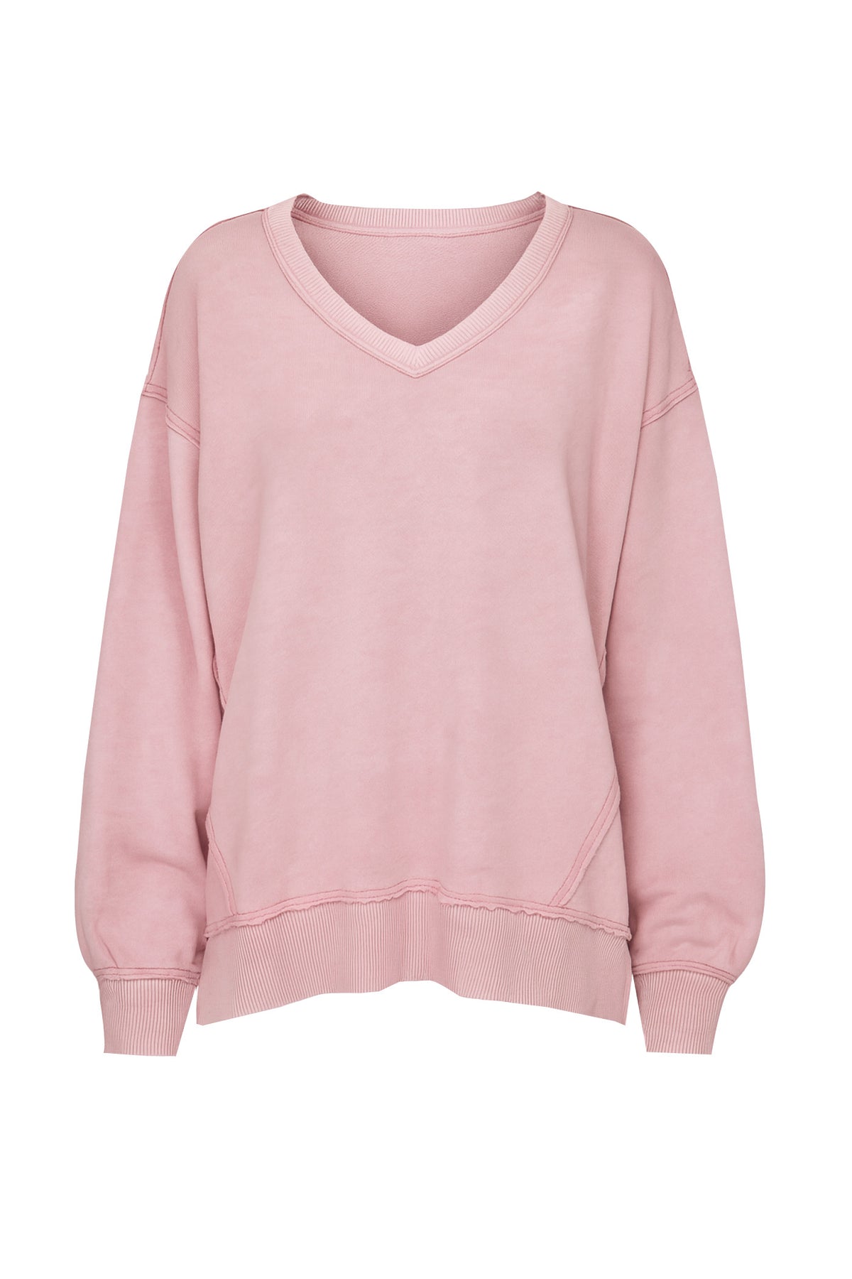 monroe-sweatshirt-cashmere-rose — Dear John Denim
