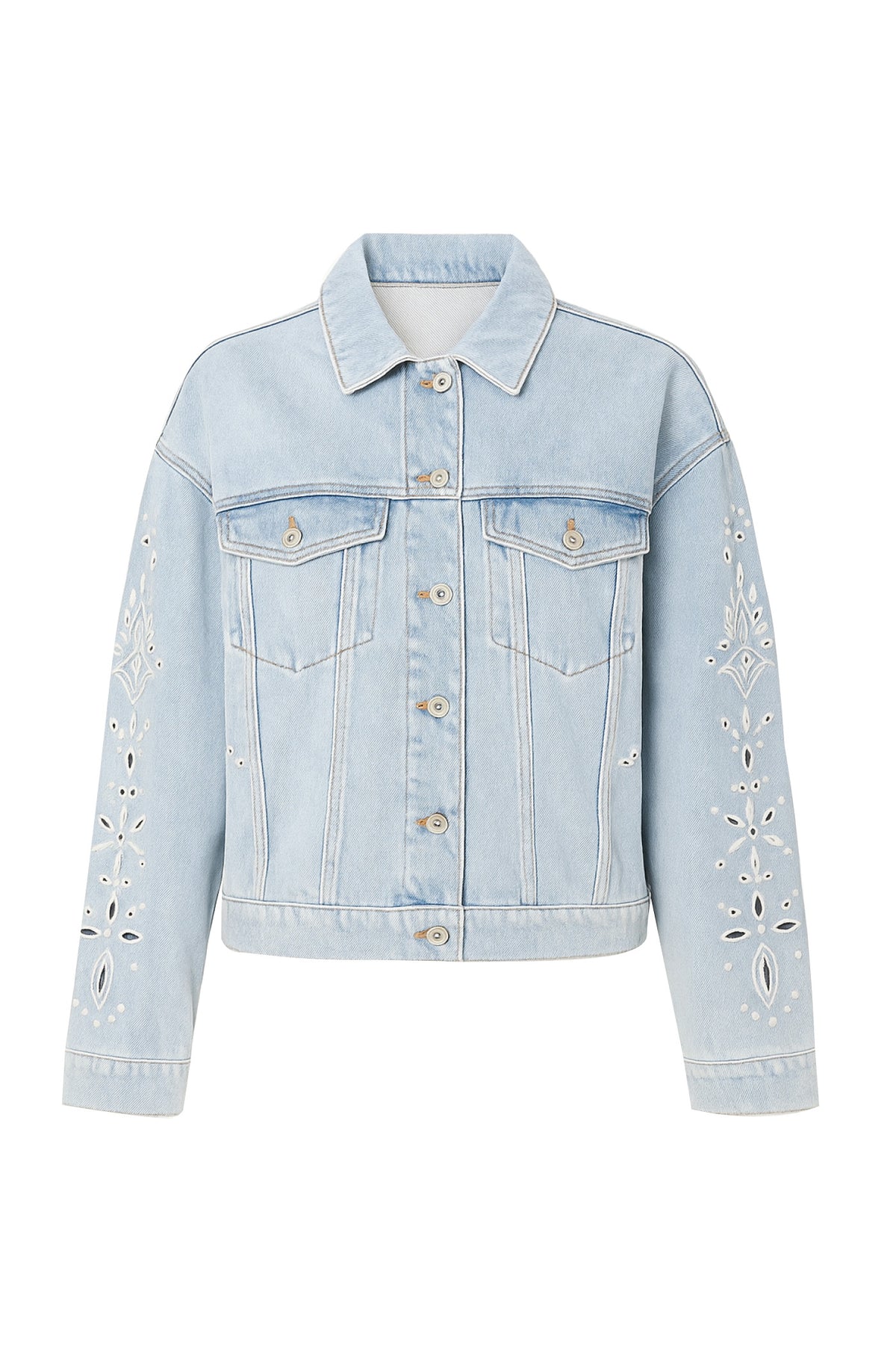 CRYSTAL CHALK EMB.-DJK8013CHK-1 — Dear John Denim