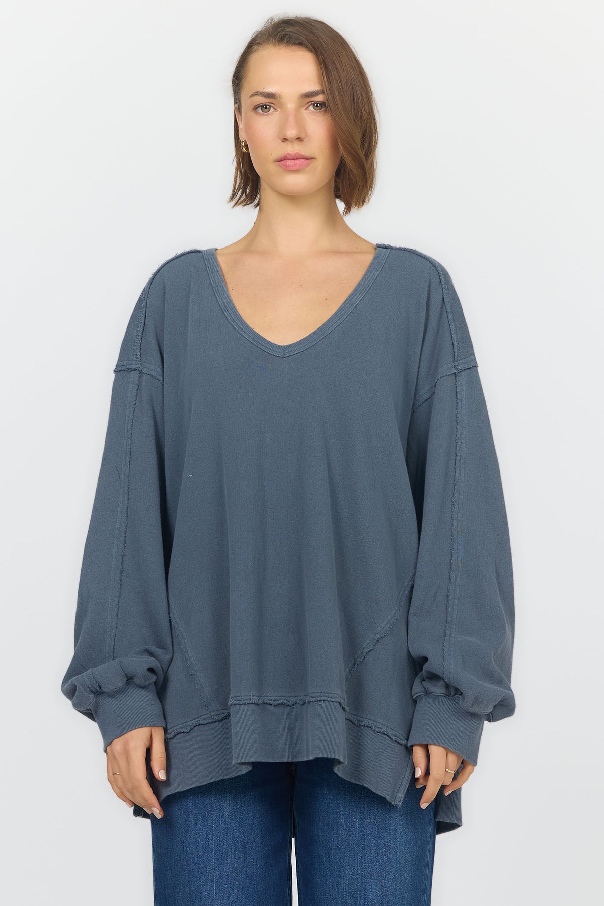 monroe-sweatshirt-turbulence — Dear John Denim
