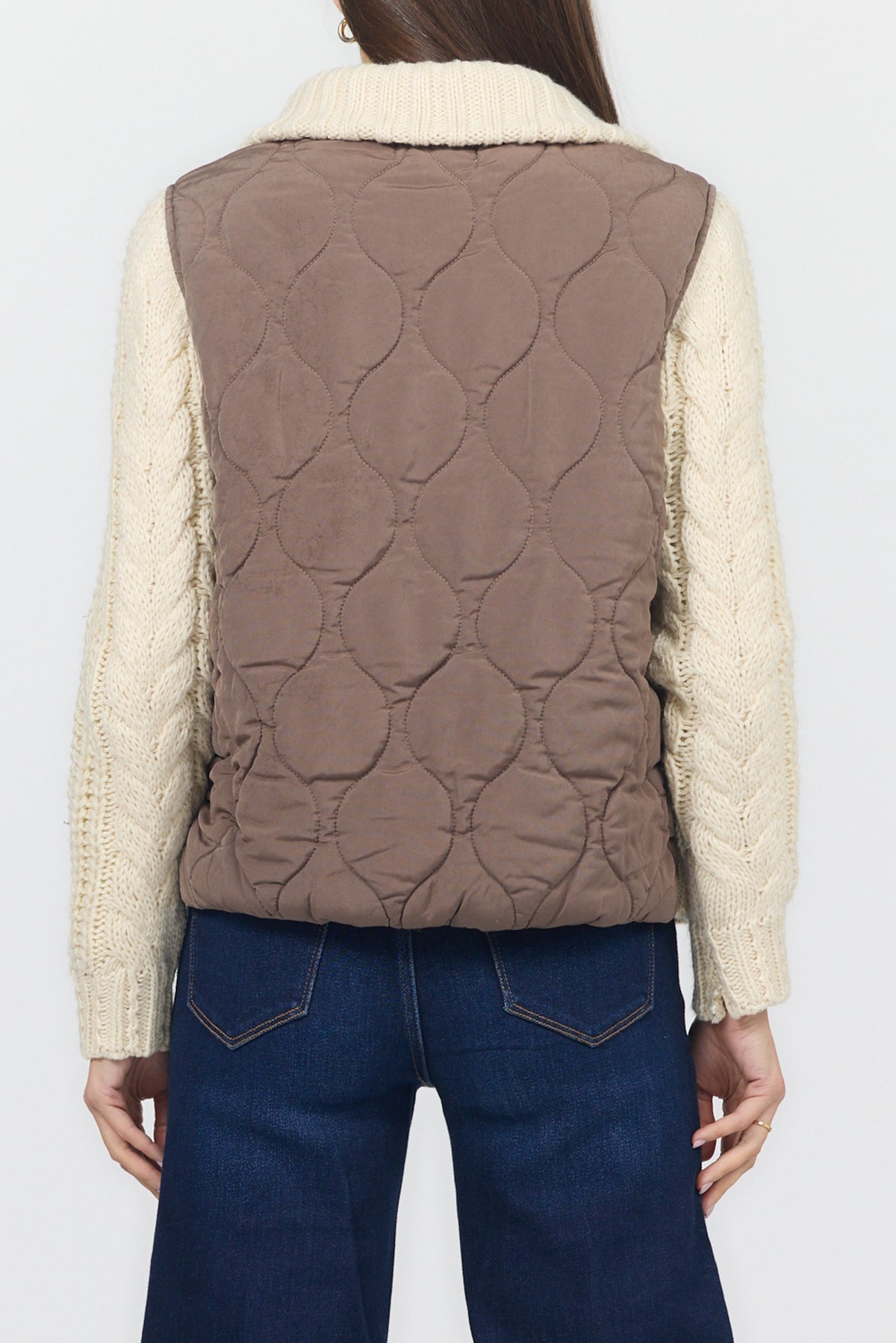 petra-zip-front-quilted-sweater-pigment-cappuccino — Dear John Denim