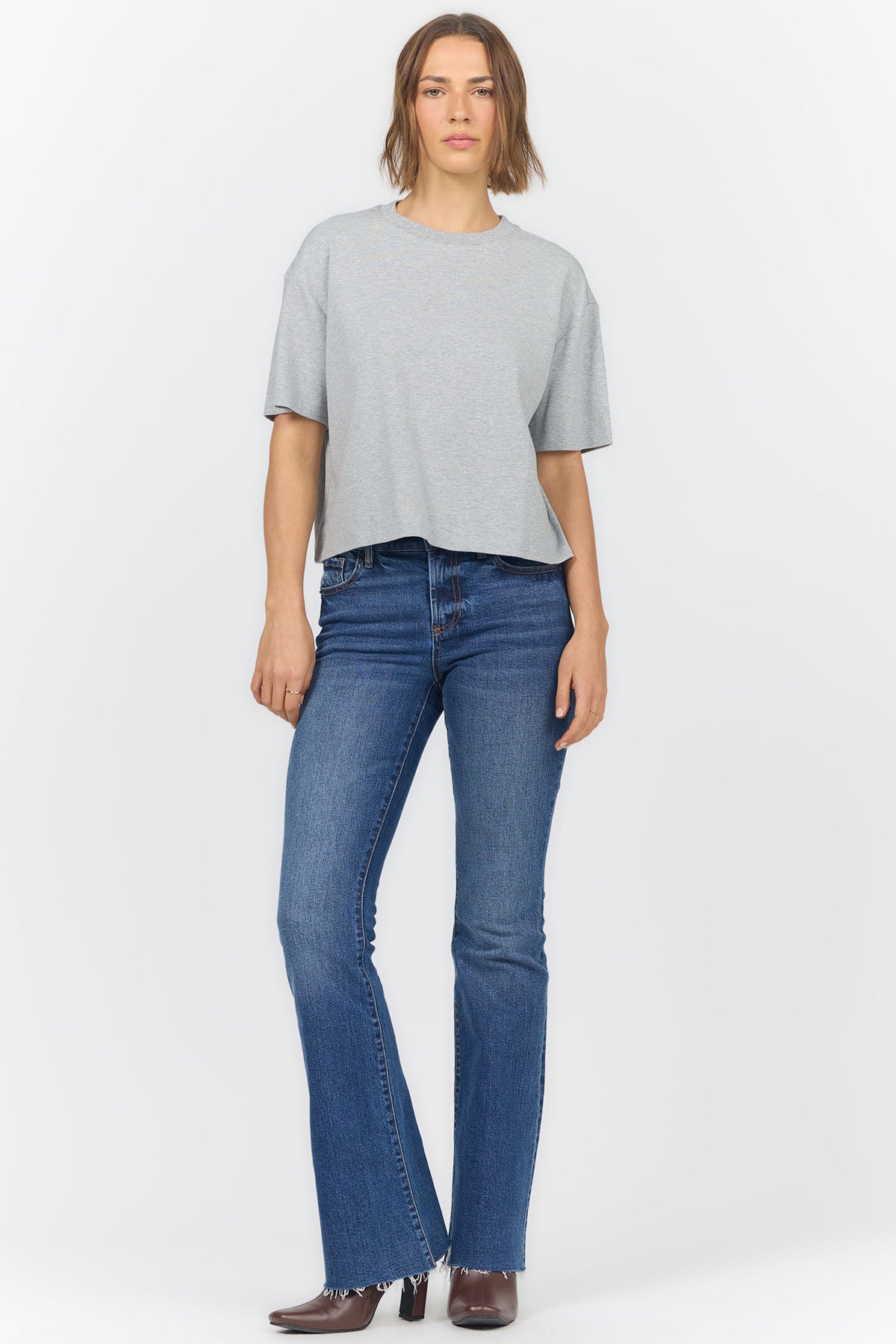 maddox-crew-neck-short-sleeve-tee-heather-grey — Dear John Denim