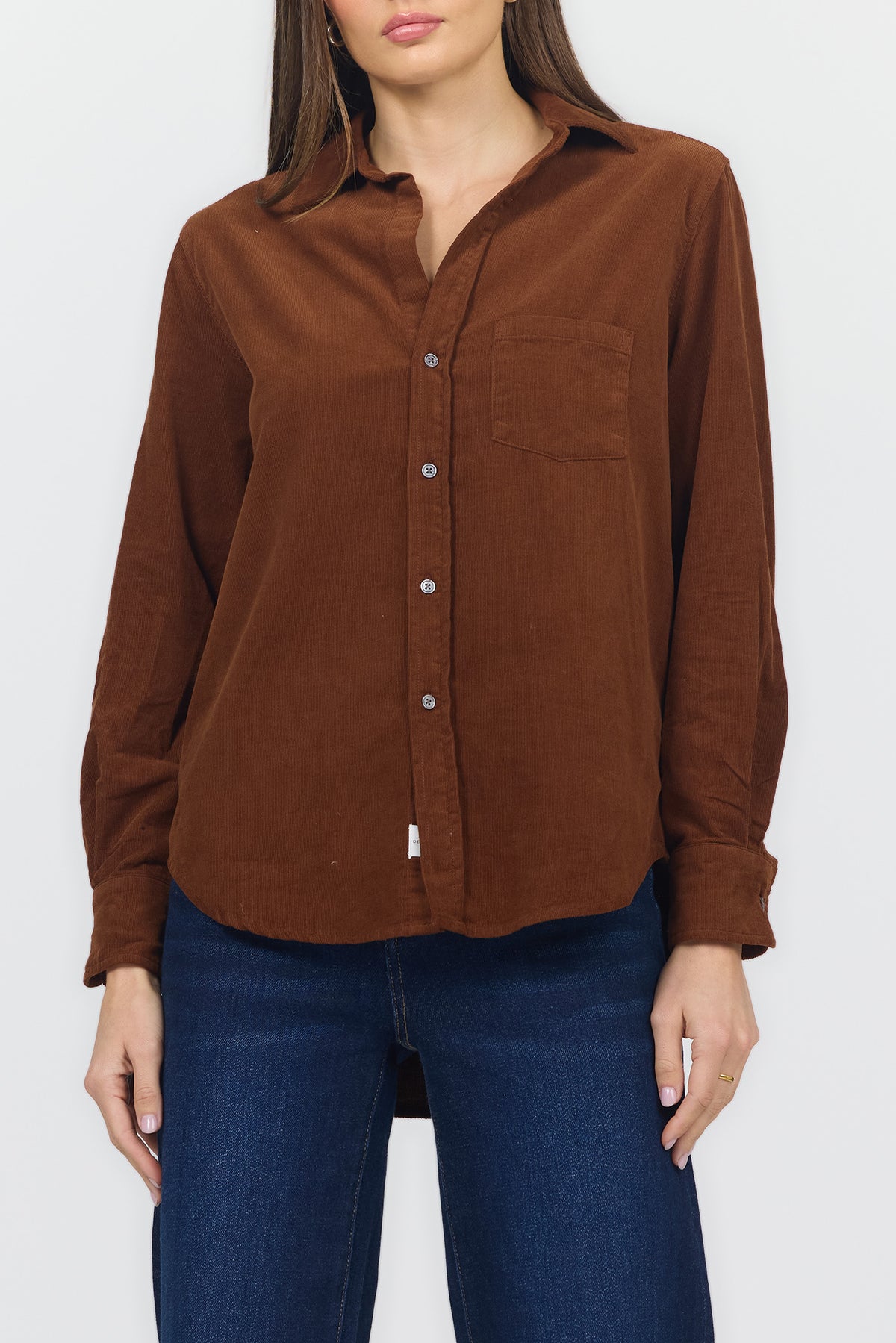galina-relaxed-button-up-shirt-cappuccino — Dear John Denim