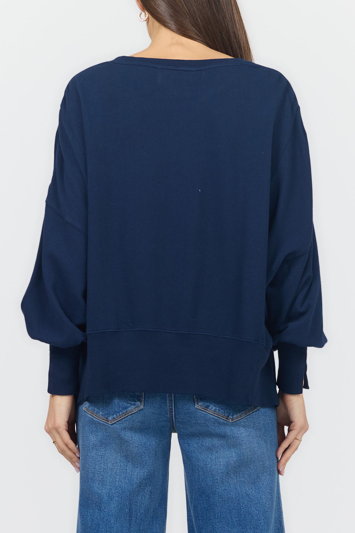 trenton-oversized-terry-sweatershirt-sweater-black-iris — Dear John Denim