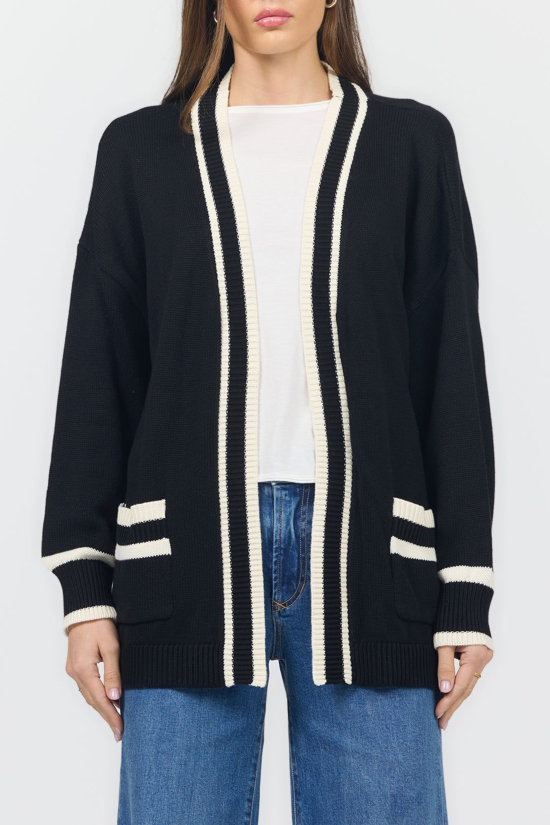 amani-open-front-long-sleeve-relaxed-fit-cardigan-black