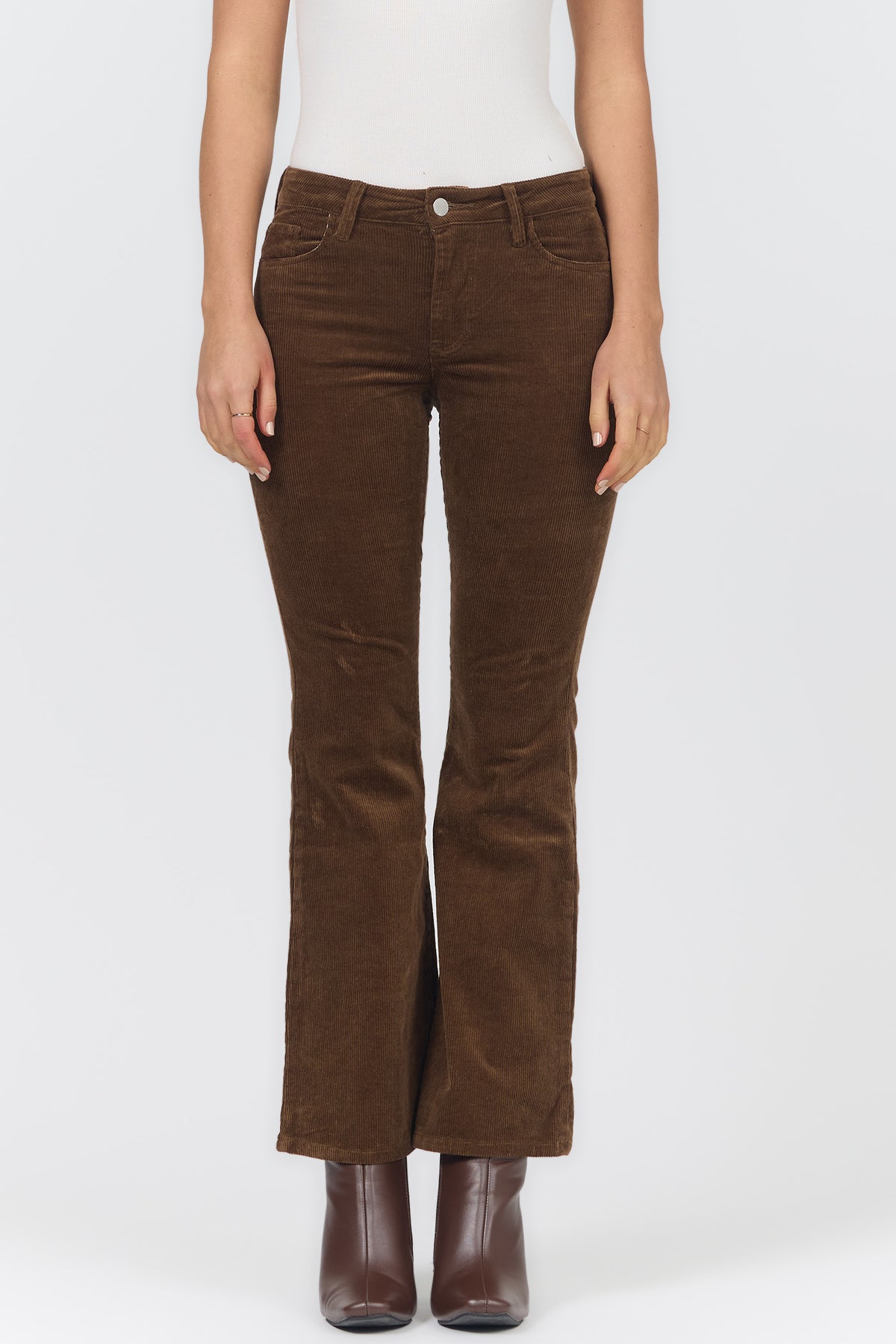 florence-bootcut-pinwale-corduroy-pants-cappuccino — Dear John Denim