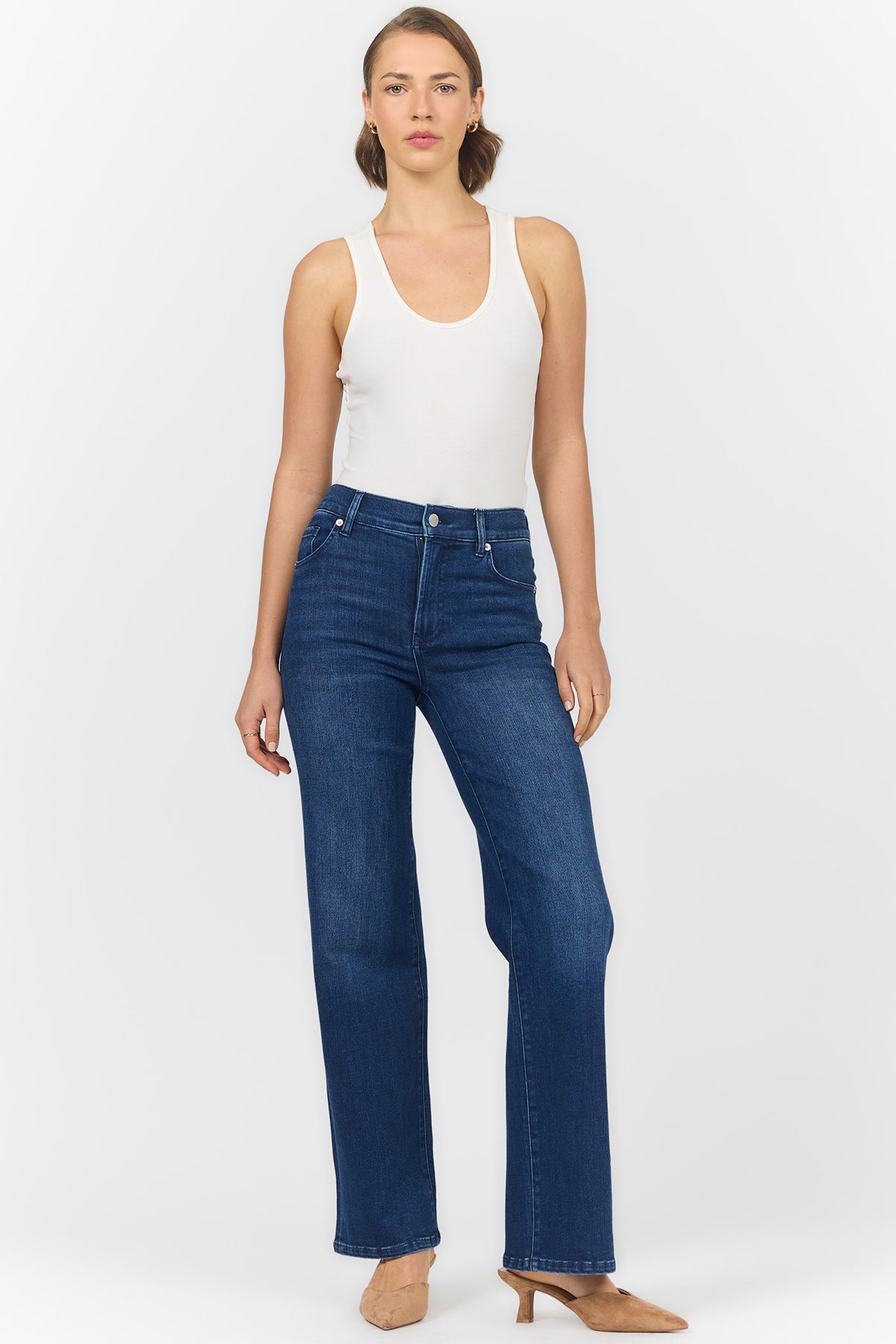margot-straight-mid-rise-clean-hem-jean-locket — Dear John Denim