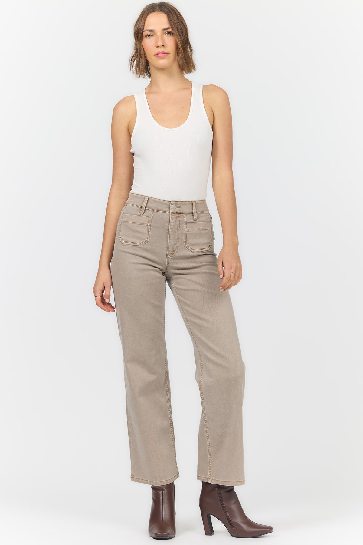 holly-high-waist-straight-leg-jeans-mink — Dear John Denim