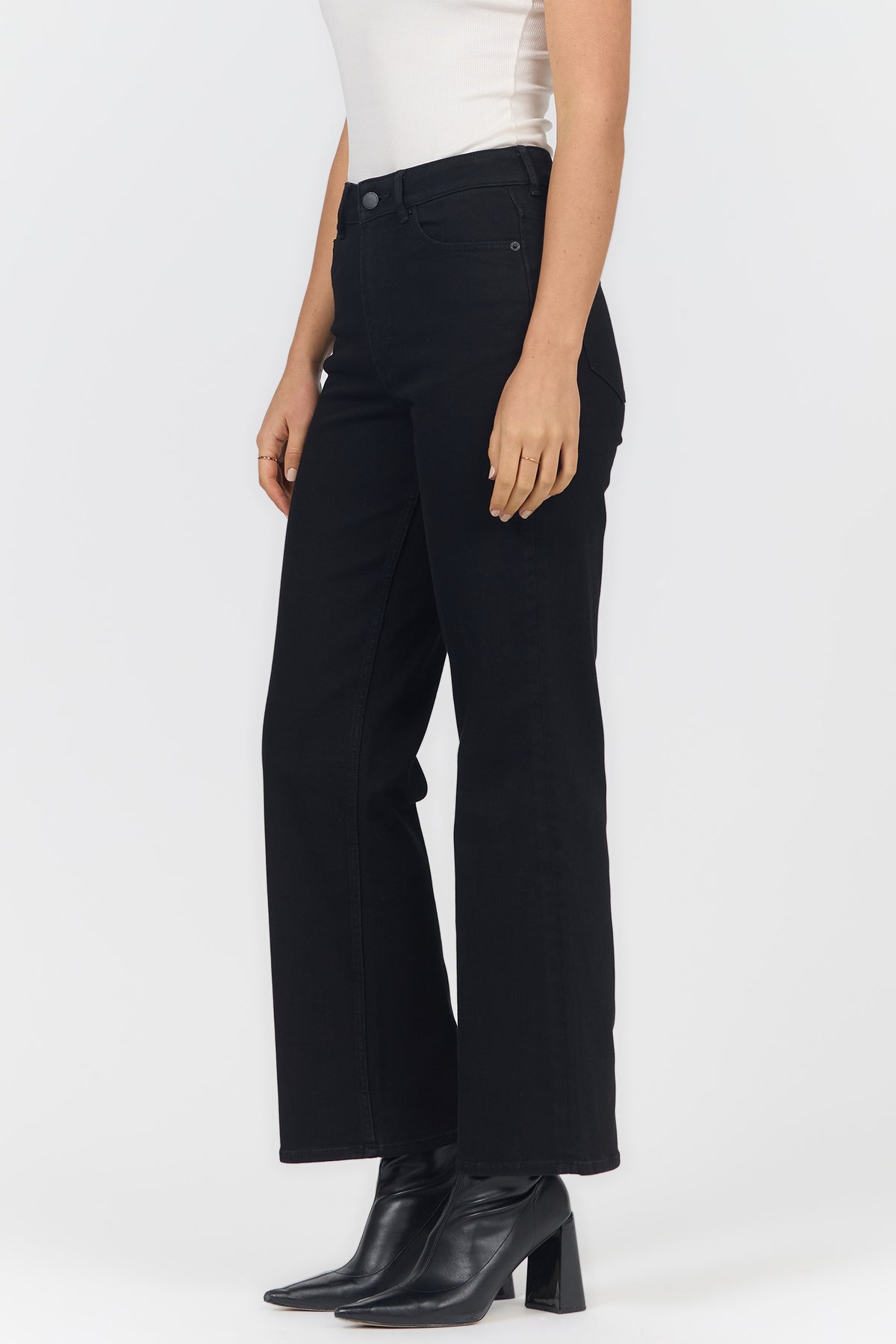 holly-high-waist-straight-leg-jeans-black-arrow — Dear John Denim