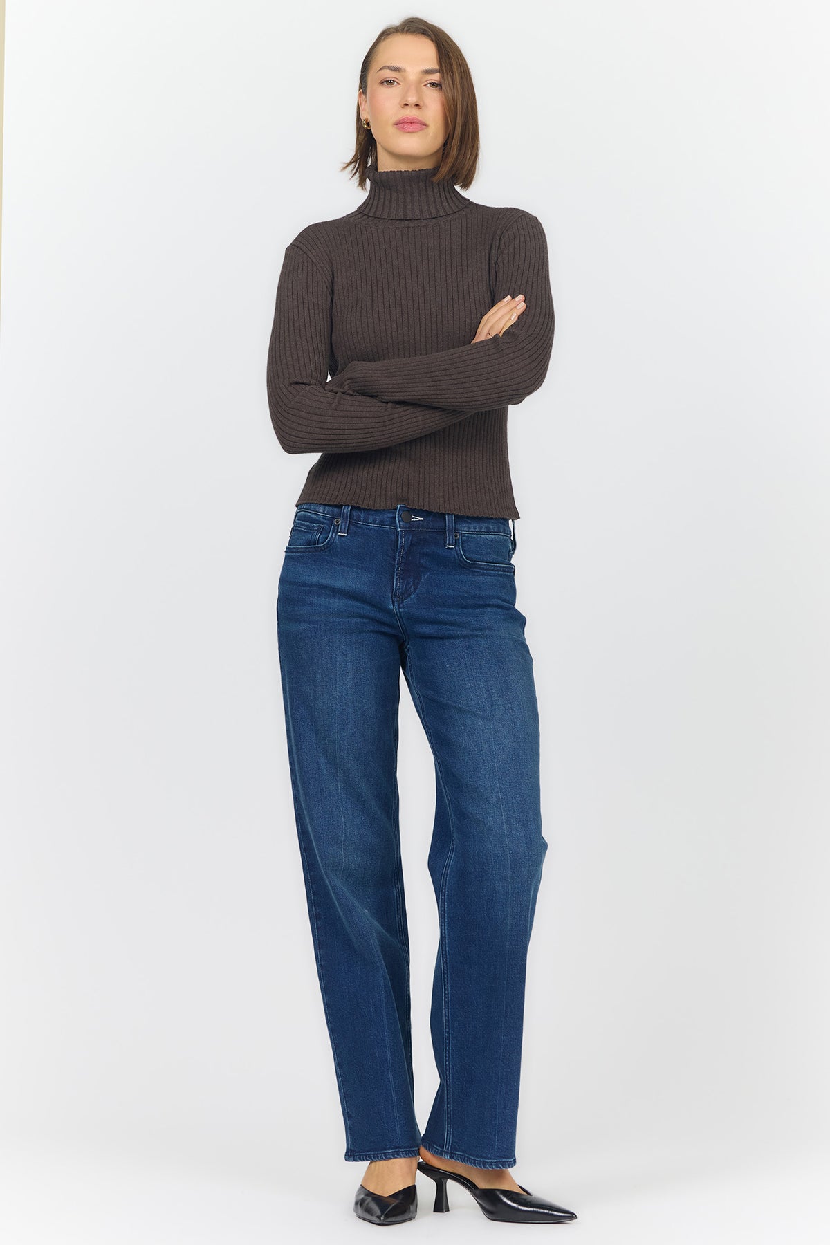 arlen-long-sleeve-sweater-dark-chocolate — Dear John Denim