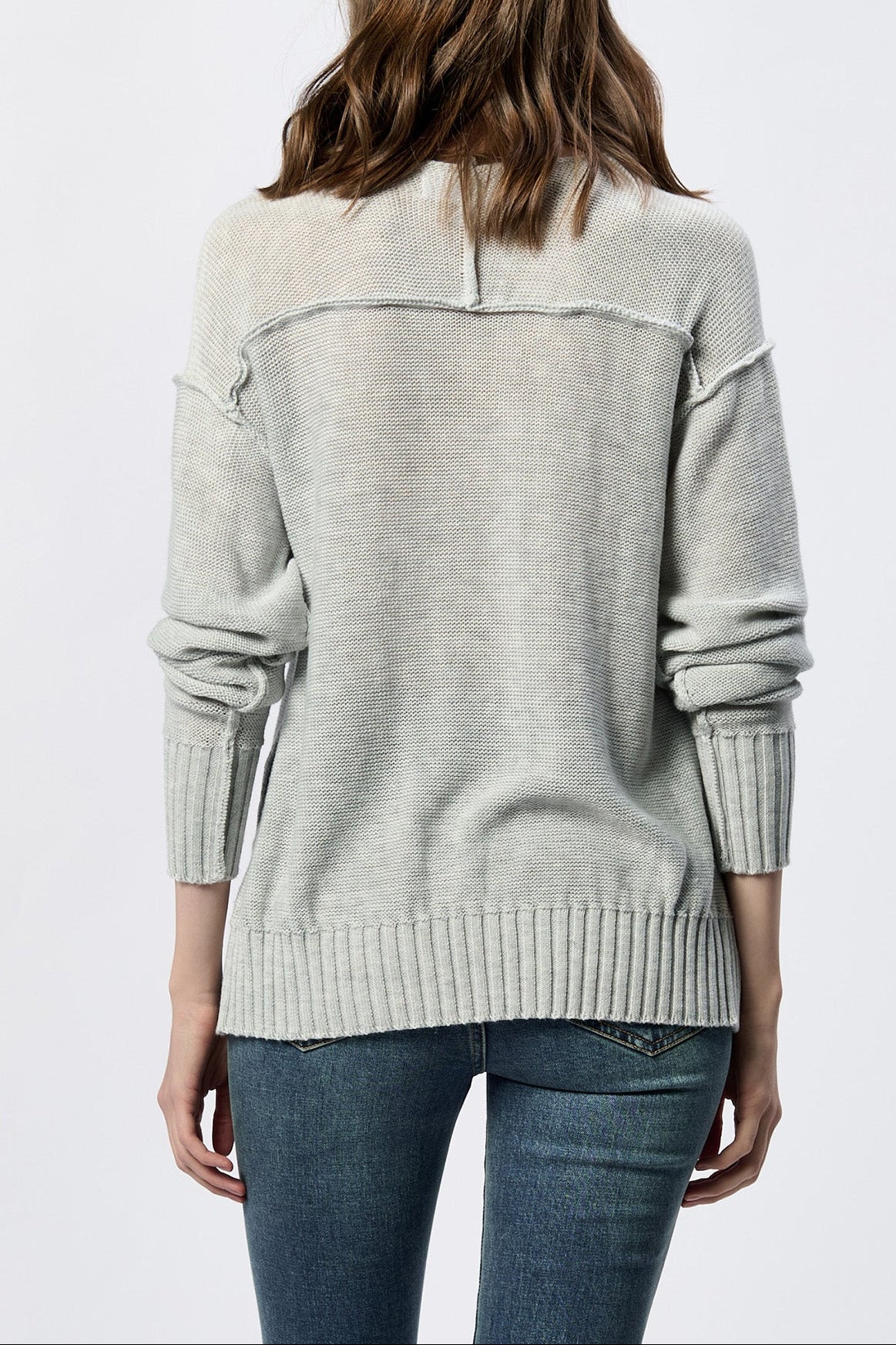 jenna-crew-neck-long-sleeve-oversized-sweater-heather-grey — Dear John Denim
