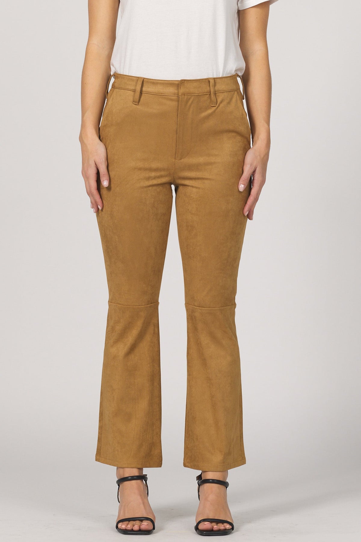 jeanne-flare-pant-butterscotch — Dear John Denim