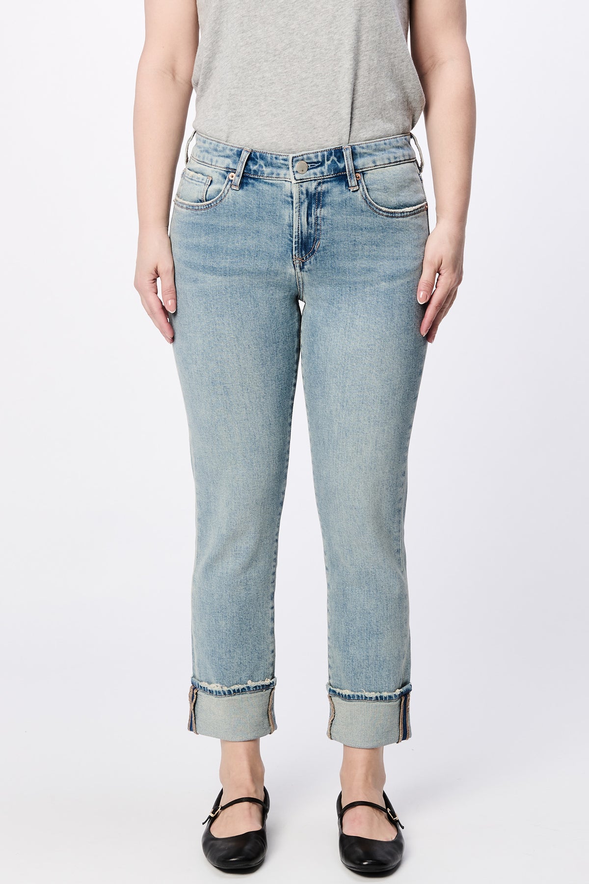 BLAIRE STRAIGHT LEG JEAN HALOGEN BLUE — Dear John Denim