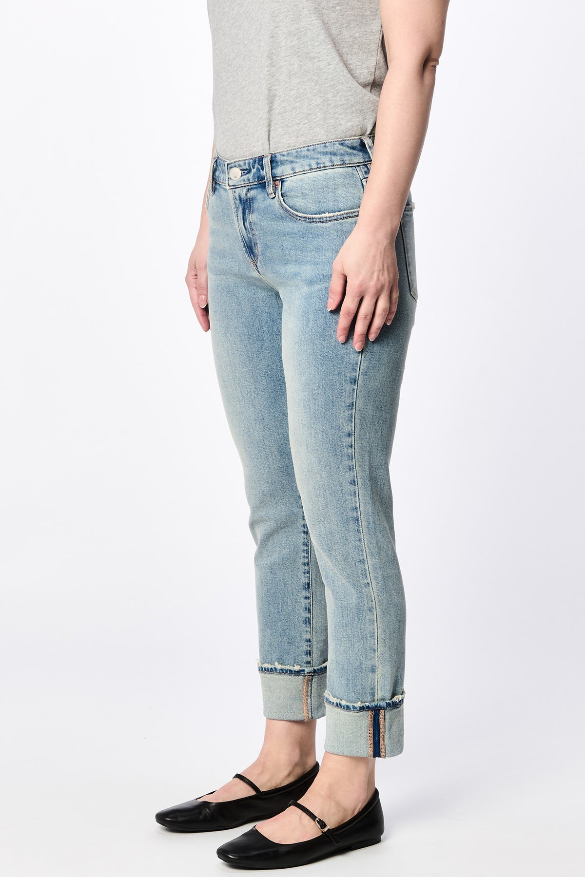 BLAIRE STRAIGHT LEG JEAN HALOGEN BLUE — Dear John Denim